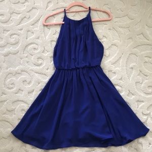 Royal blue dress